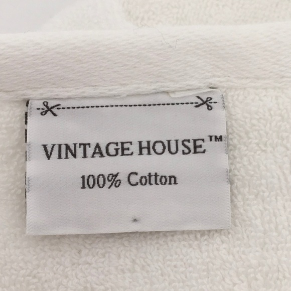 Personalized White Embroidered (J) Hand Towel Bathroom Accessory - Picture 8 of 8